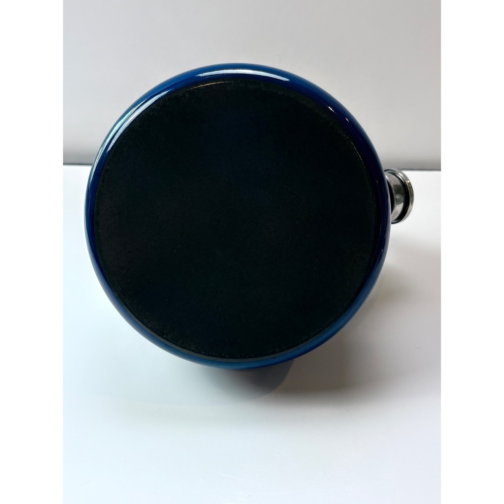 Chantal Cobalt Blue Enamel on Steel Whistling Tea Kettle Stainless Handle Lid - Picture 5 of 12